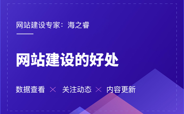 海之睿的網(wǎng)站建設(shè)有那些好處？